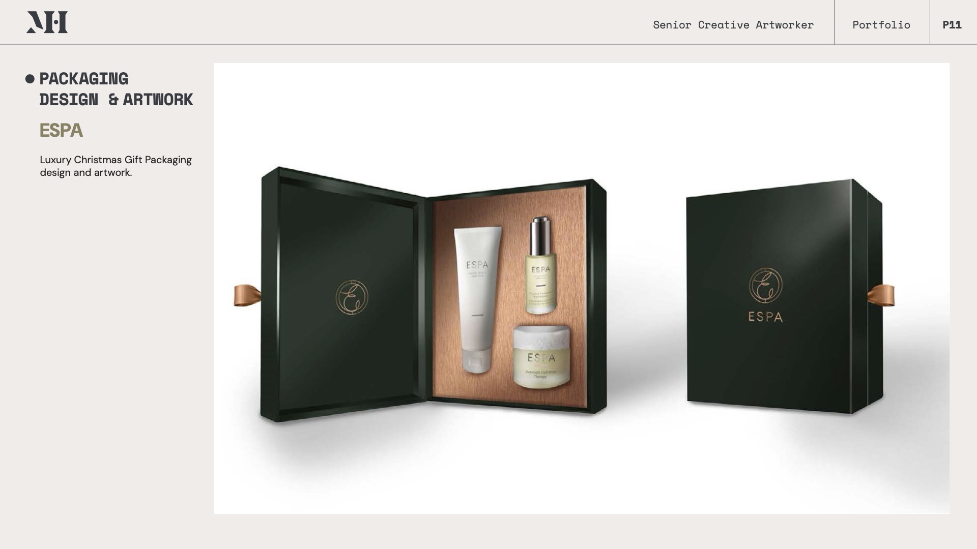 ESPA Christmas luxury gift packaging