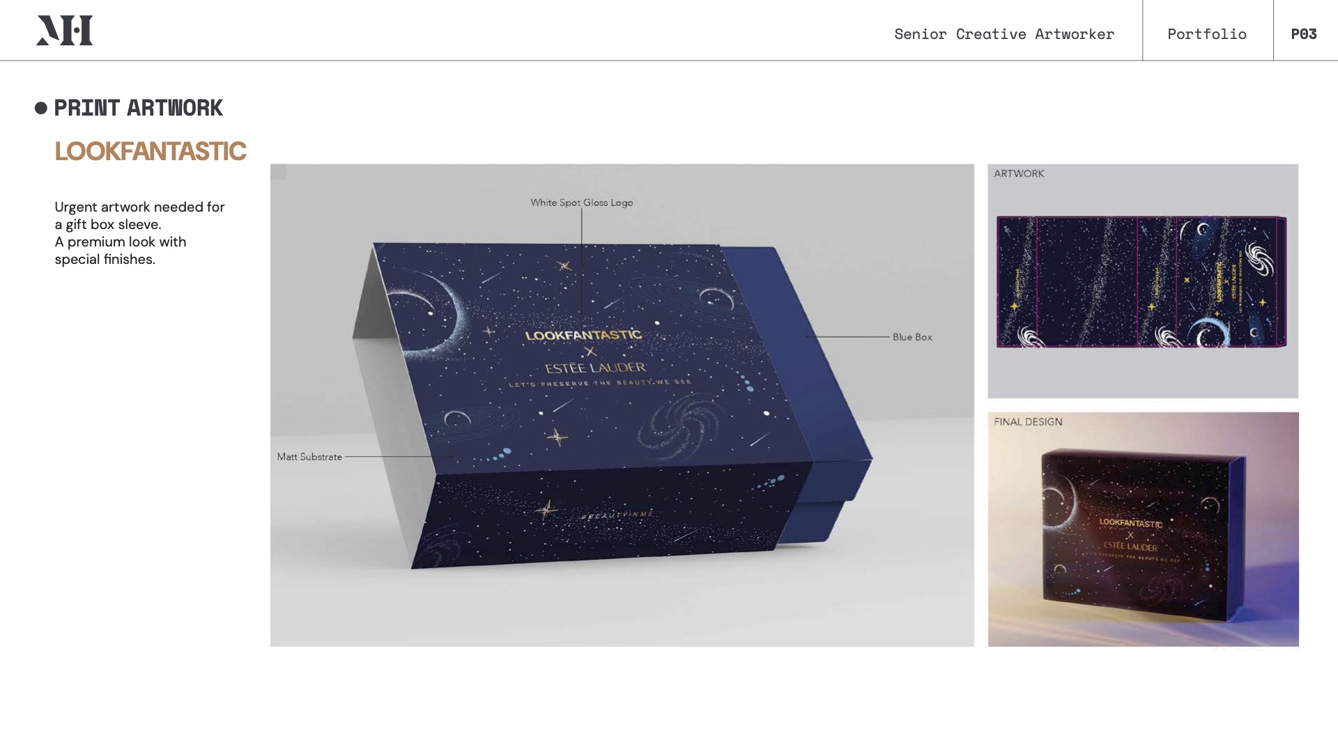 Lookfantastic gift box sleeve